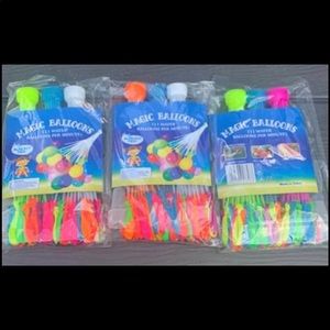 5 packs=555 Total Instant Water Balloons.